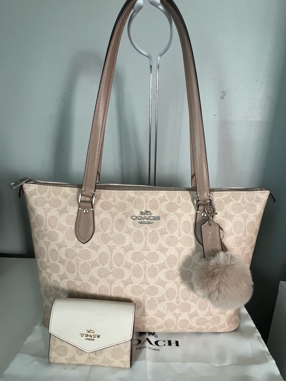 Coach Gallery Tote Bag In Signature Canvas Set